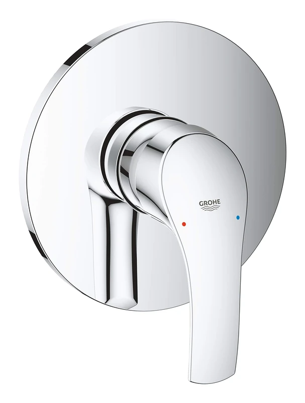 GROHE Eurosmart Single-Lever Shower Mixer Trim Set, Concealed Installation, Chrome, 24042002