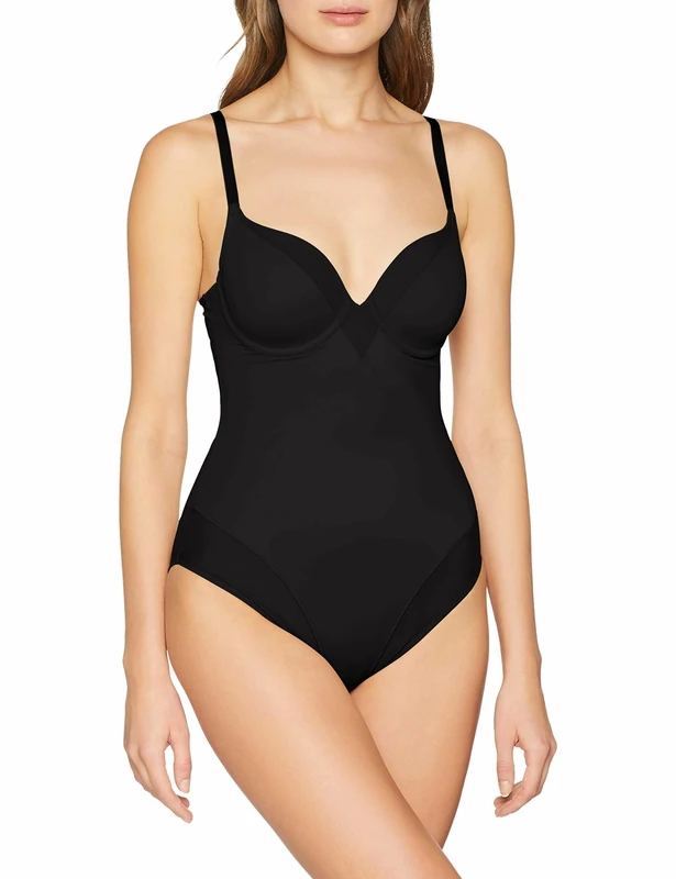 Triumph Women's True Shape Sensation BSWP, Bodysuit underwired, BLACK