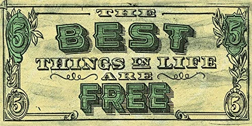 Barry Goodman Best Things in Life are Free 50 x 100cm Canvas Print, Multi-Color