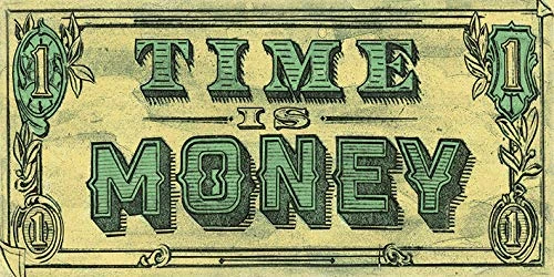 Barry Goodman, WDC93314, Barry Goodman - Time is Money 50 x 100cm Canvas Print, Multi-Color, 50 x 100cm