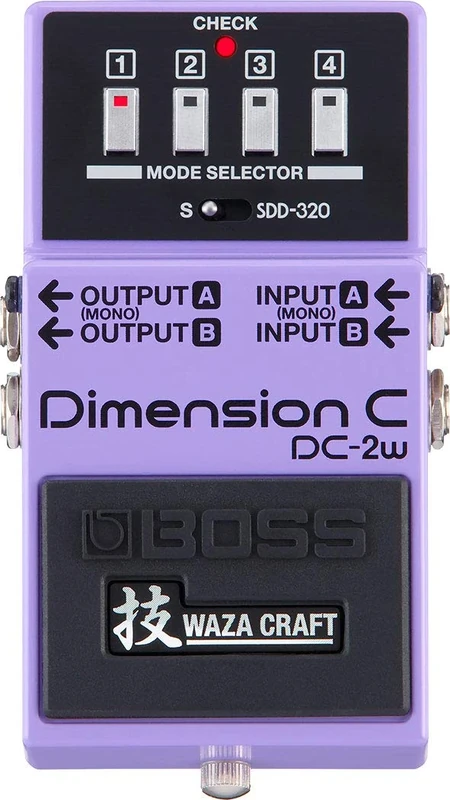 BOSS Dc-2W Waza Craft Dimension C Guitar Pedal, Dimension Experience with Complete Sonic Authenticity