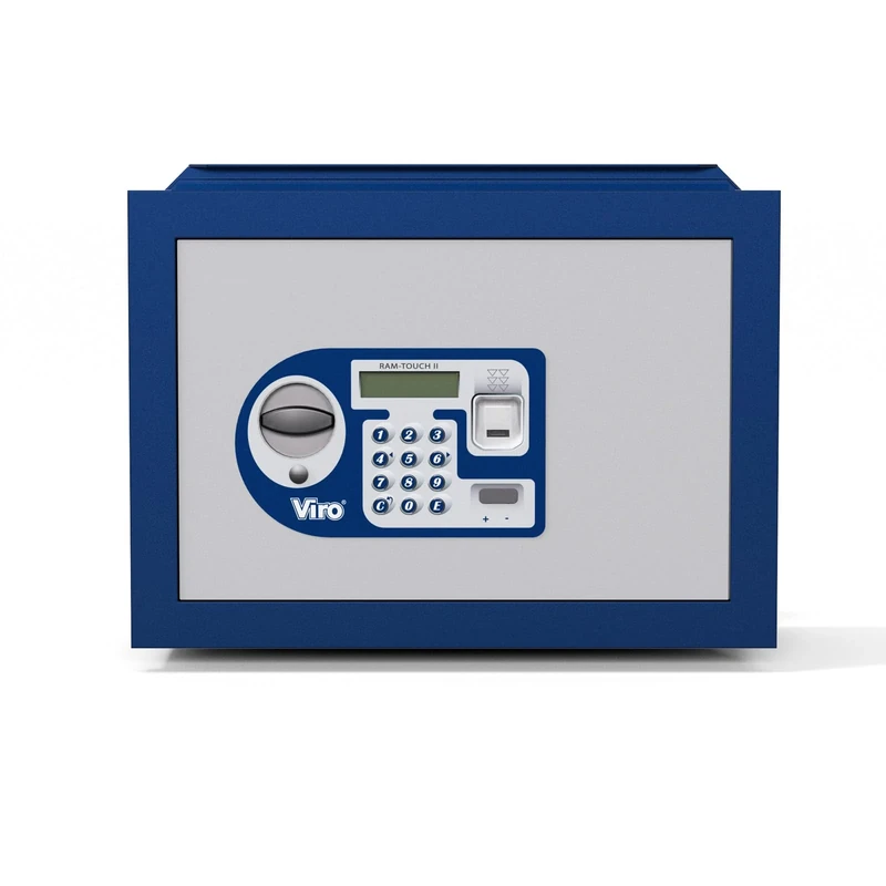 Viro | Ram-Touch 2 Electronic Fingerprint Wall Safe, Steel, Illuminated Display, 350 x 230 x 205 mm