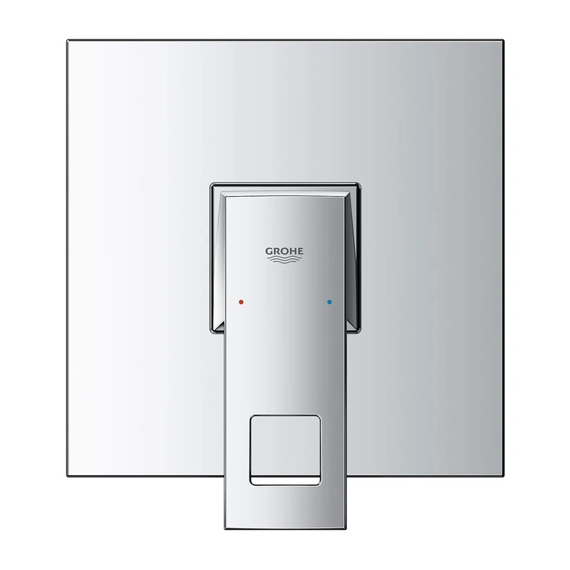 GROHE Eurocube Single-Lever Shower Mixer Trim Set, Concealed Installation, Chrome, 24061000