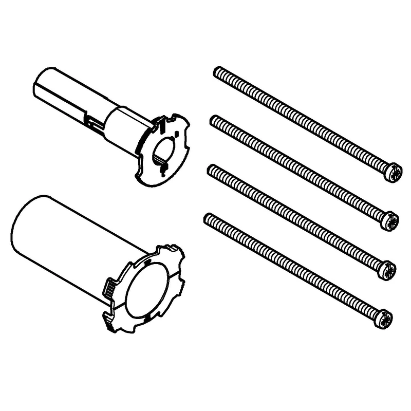 GROHE Rapido Smartbox Universal Extension Set 2-Handle Thermostats, 25 mm Chrome 14058000