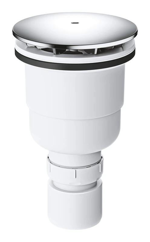 GROHE Waste Set for GROHE Universal Shower Trays, Vertical Outflow, Chrome, Diameter: 115 mm, 4 49533000