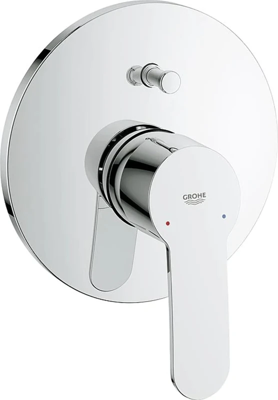 GROHE Eurostyle Cosmopolitan Single-Lever Shower/Bath Mixer Trim Set, 2-Way Diverter, Concealed Installation, Chrome, 24052002