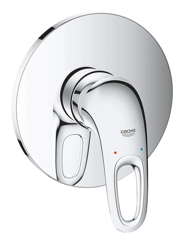 GROHE Eurostyle Single-Lever Shower Mixer Trim Set, Concealed Installation, Chrome, 24048003