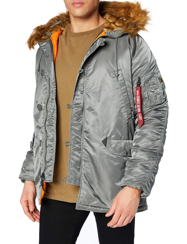 Alpha Industries Men's N3B VF 59 Jacket, Vintage Green, 3 X-Large