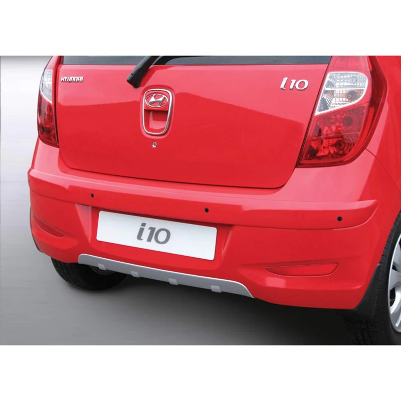 Rear skid pan compatible with Hyundai i10 2011- Silver