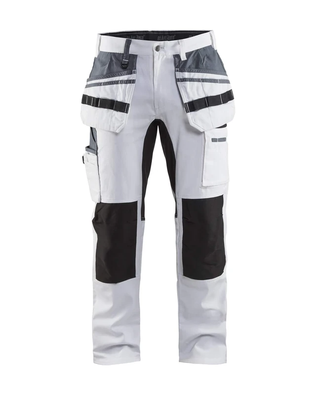 BLÅKLÄDER Painter Trousers Stretch Men 40R White/Black