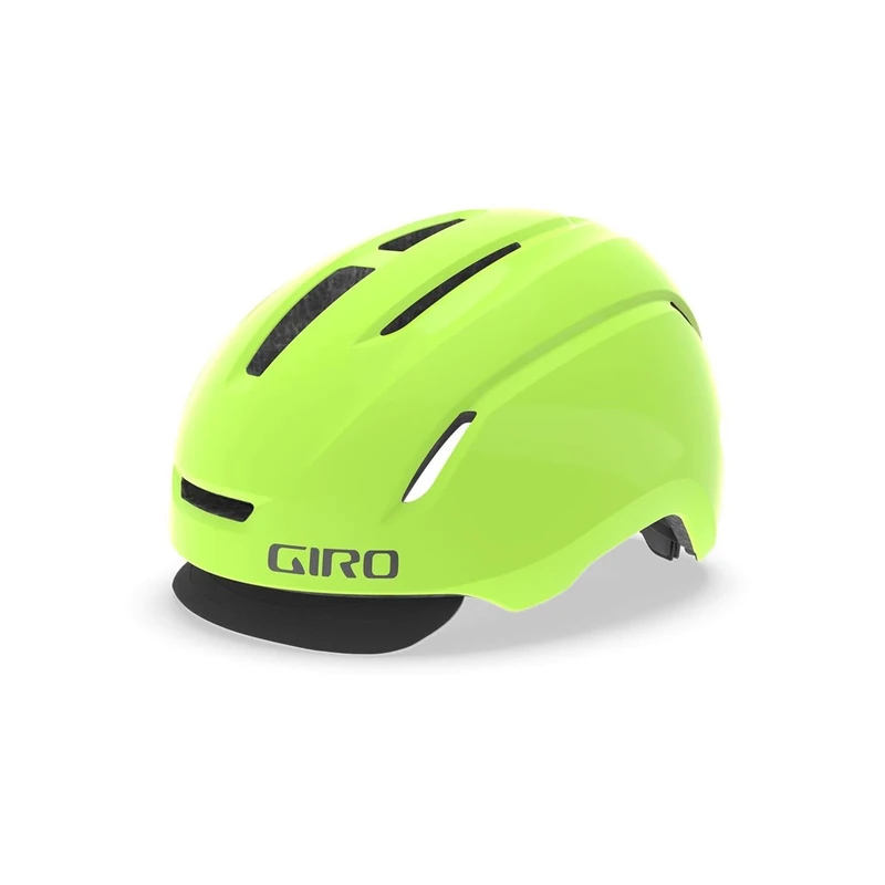 Giro Unisex Adult Caden LED Urban Helmet - Matte Highlight Yellow, Small/51-55 cm