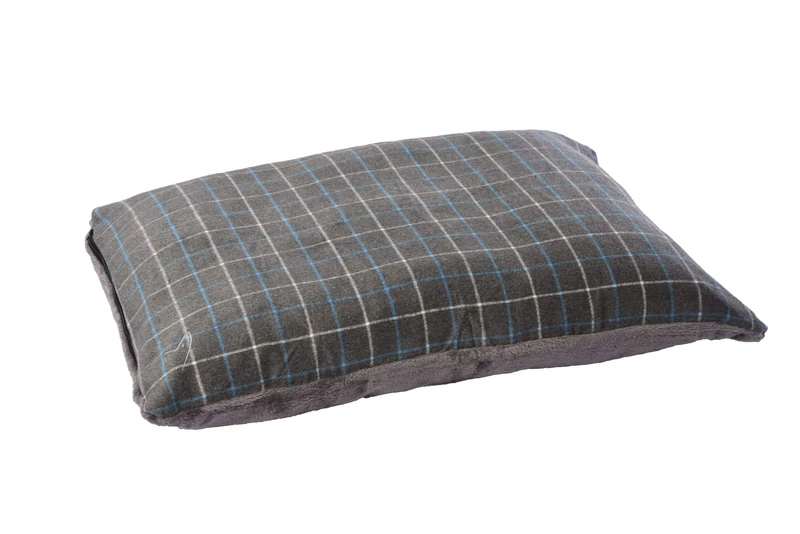 Gorpets Premium Comfy Cushion Medium (61x86 cm) Grey Check - Image 1