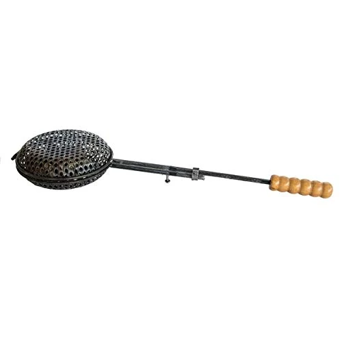 arterameferro Castagne Iron Pan with Wooden Handle