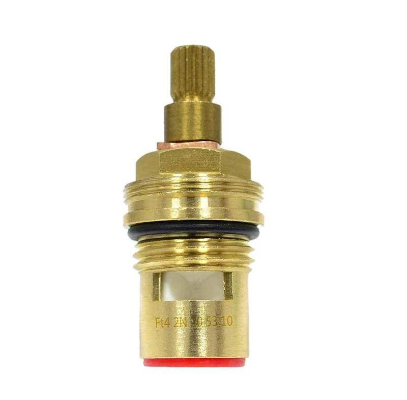 Ceramic Tap Cartridge Tap Valve Cartridge Quarter Turn Tap Valve Gi Replacement Brass Insert Gland Cartridge Quarter Turn