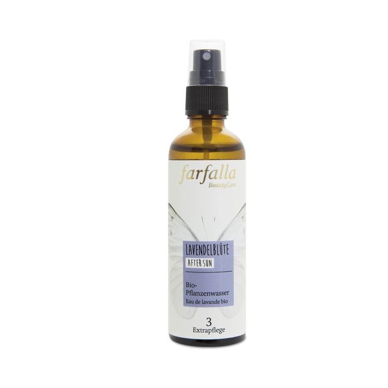 Farfalla Organic Plant Water Lavender Blossom After Sun 75 ml Hydrolate - Image 1