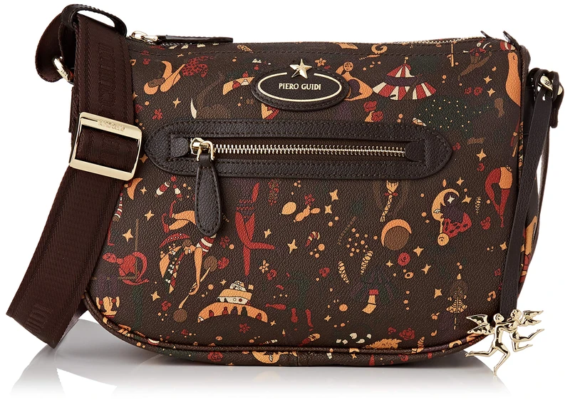 Piero Guidi Women's Cross Body Messenger Bag, Brown (Fango), 30x25x12 Centimeters (W x H x L) - Image 1