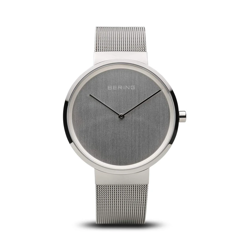 BERING Unisex Analog Quartz Classic Collection Watch with stainless steel Strap and Sapphire Crystal 14539-000