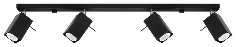 Sollux Lighting 8 x 80 x 15 Steel LED Light - Black