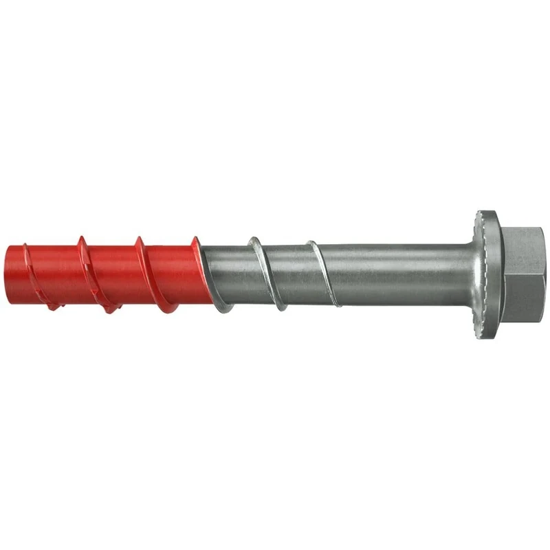 fischer UltraCut FBS II 8x80 30/5 US Hexagon Stainless Steel Heavy Duty Concrete Screw with Hardened Tip for Outdoor & Wet Areas Securely Fixing in Concrete (Pack of 50)