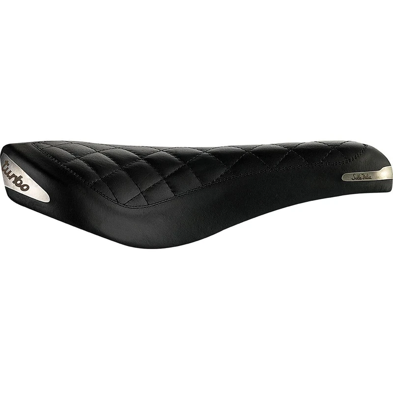 Selle Italia Turbo Bonnie Vintage Saddle: Black, L1