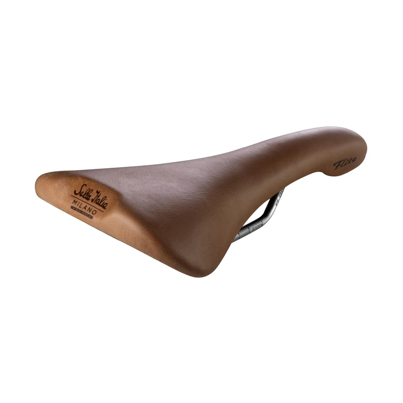 Selle Italia 8030282498662 Racersitz en Cuir Marron Flite Adulte Unisexe, Taille Unique