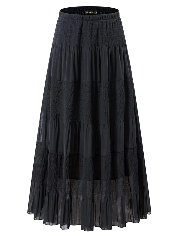 NASHALYLY Women's Summer Long Skirt High Waist Elegant Chiffon Pleated Skirt Pure Color Simple Casual Skirts …, Cruz V2 Fresh Foam, 3XL