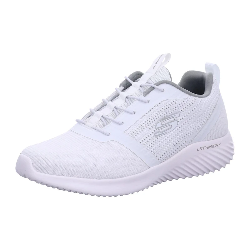 Skechers Men's Bounder Trainers, White White Wht, 6.5 UK
