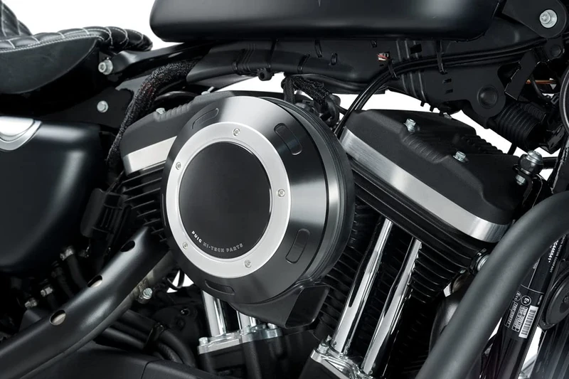 Puig Filter Cover 9993N for HARLEY DAVIDSON SPORTSTER 883 Iron 16'-18', Black