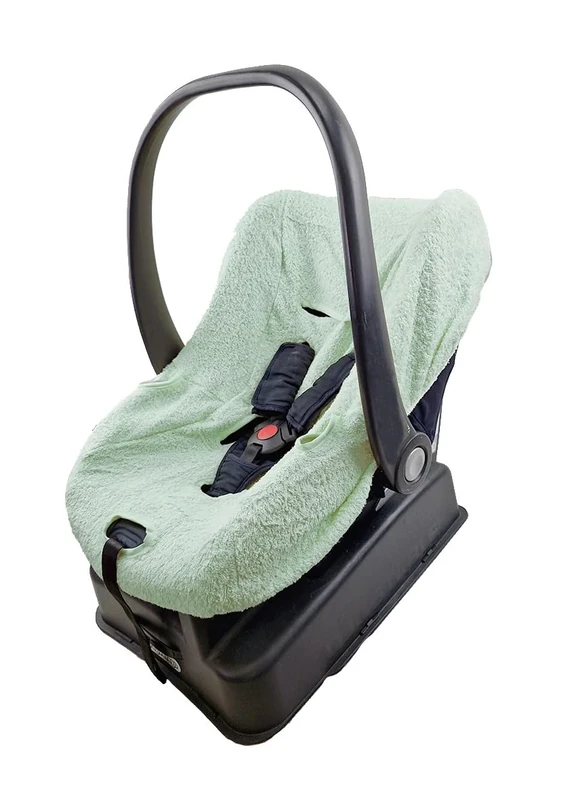 Bubabù Terry Cloth Baby Car Seat Cover Green