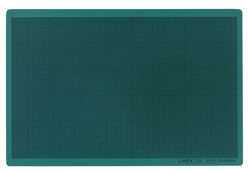 Linex Cutting Mat Self Locking Green Self Healing with mm Grid 10 Items a3 Green