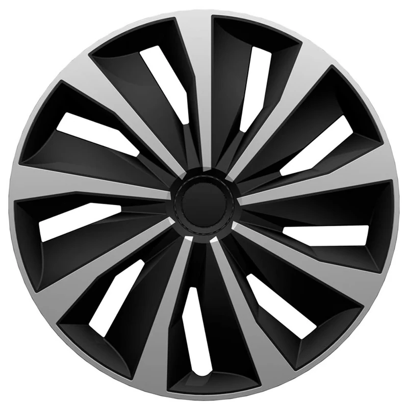 AutoStyle Set wheel covers Grip 16-inch silver/black