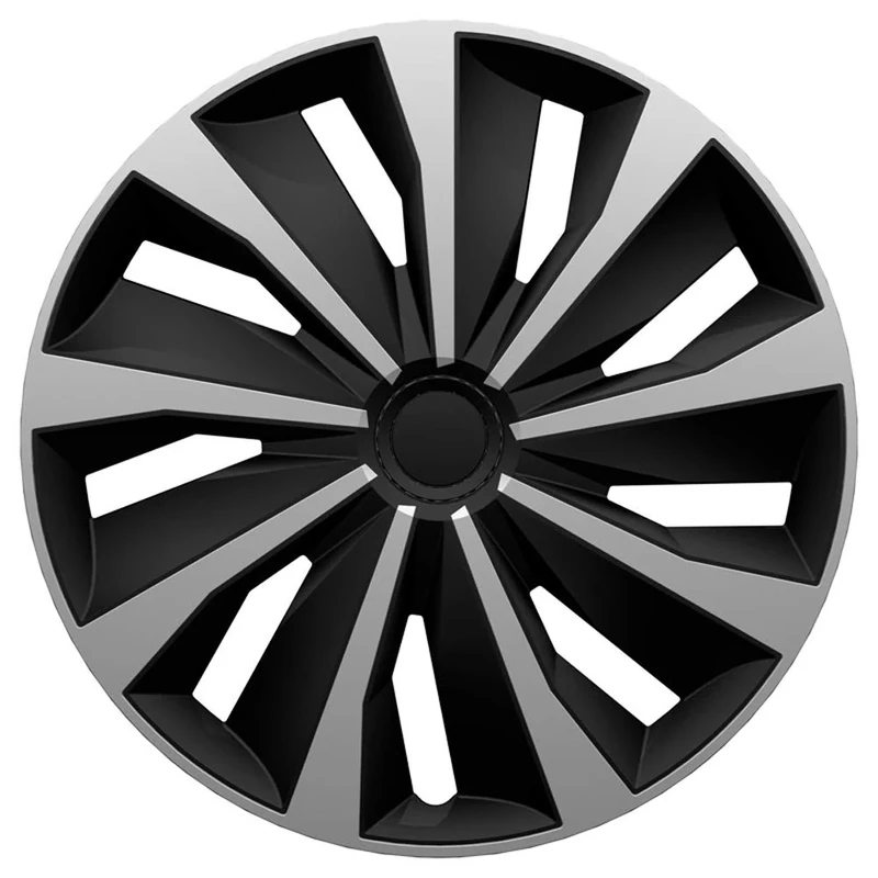 AutoStyle Set wheel covers Grip 13-inch silver/black