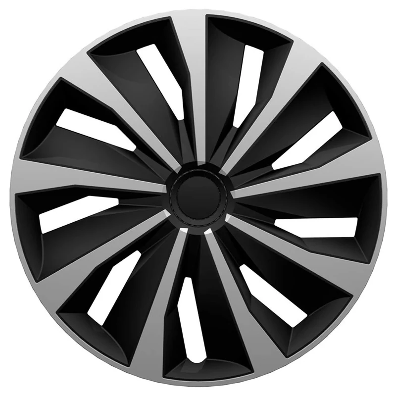 AutoStyle Set wheel covers Grip 14-inch silver/black