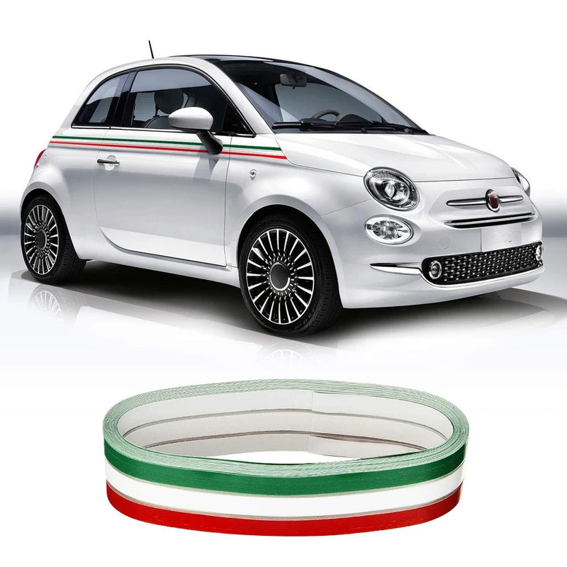 Quattroerre Racing Flag Stripes, 80 mm x 5 mt
