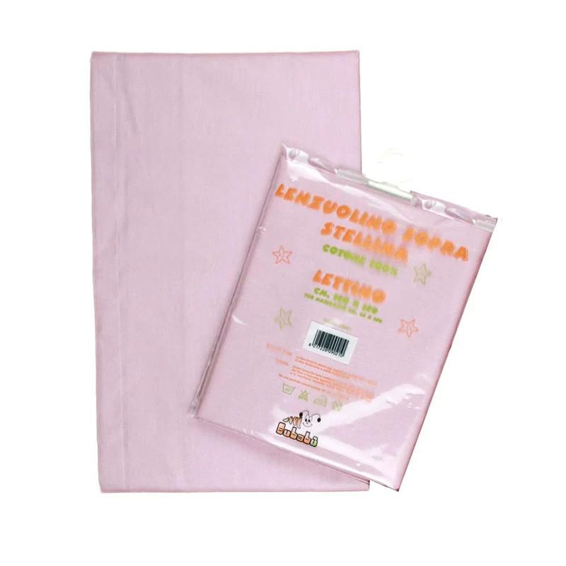 Bubabù Star Bed Linen for Above Cot Pink
