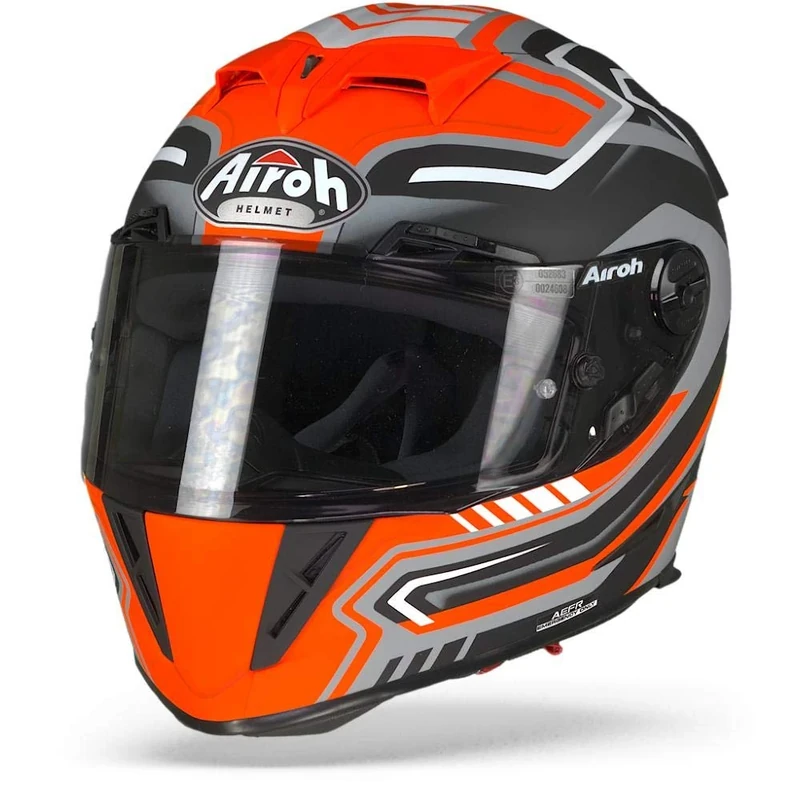 HELMET AIROH GP 500 RIVAL ORANGE MATT M