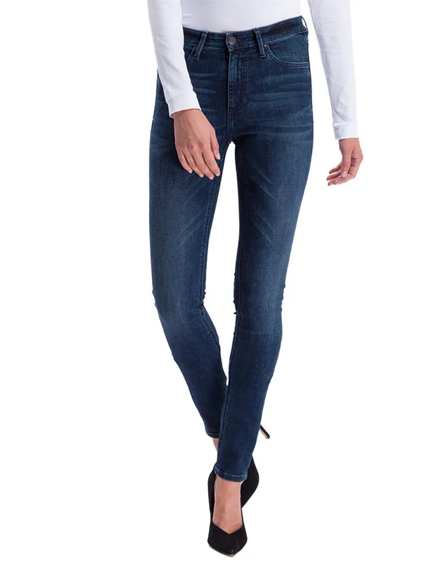 Cross Jeans Women's Natalia Skinny Jeans, Blue (Deep Blue 049), W28/L32 (Size: 28/32)