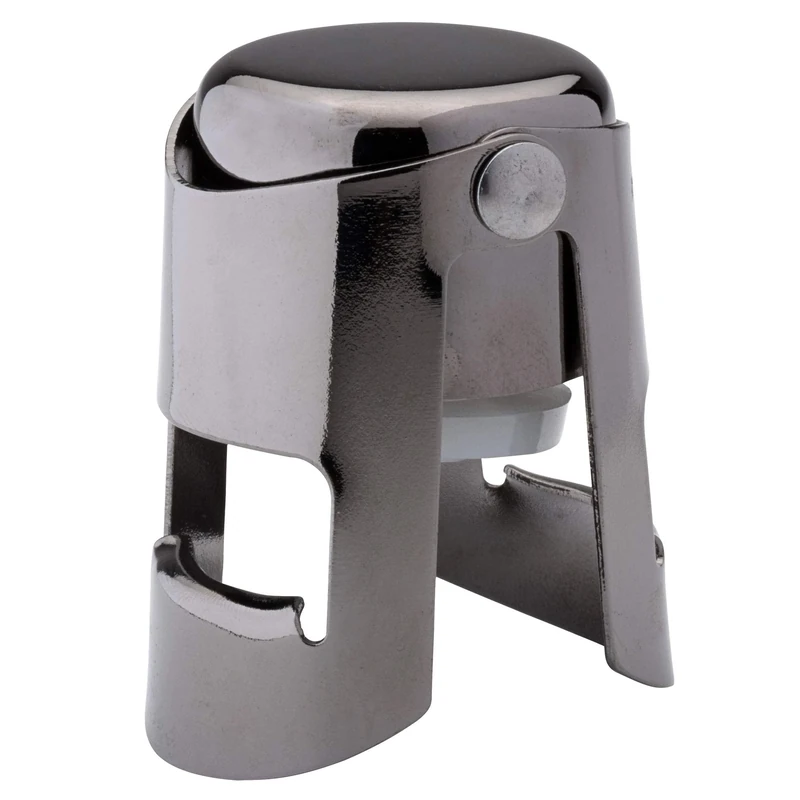 Gunmetal Champagne Stopper - Case of 12 - Bottle Stopper, Champagne Saver, Wine Saver, Wine Stopper