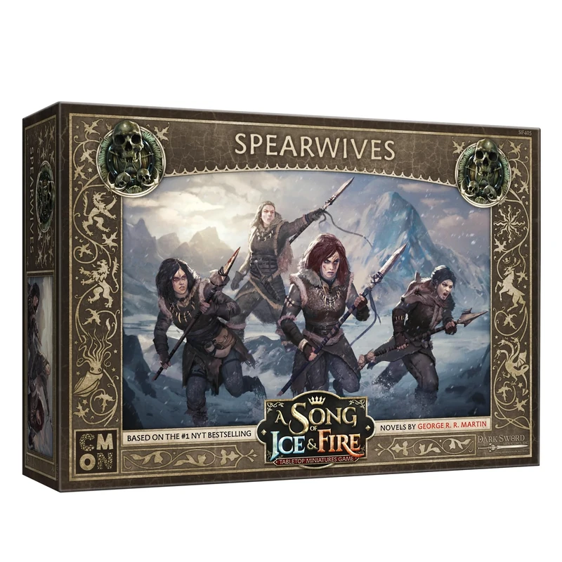 CMON | A Song of Ice and Fire: Spearwives Expansion | Miniatures Board Game | Ages 14 Plus | 2 Players | 45-60 Minutes Playing Time
