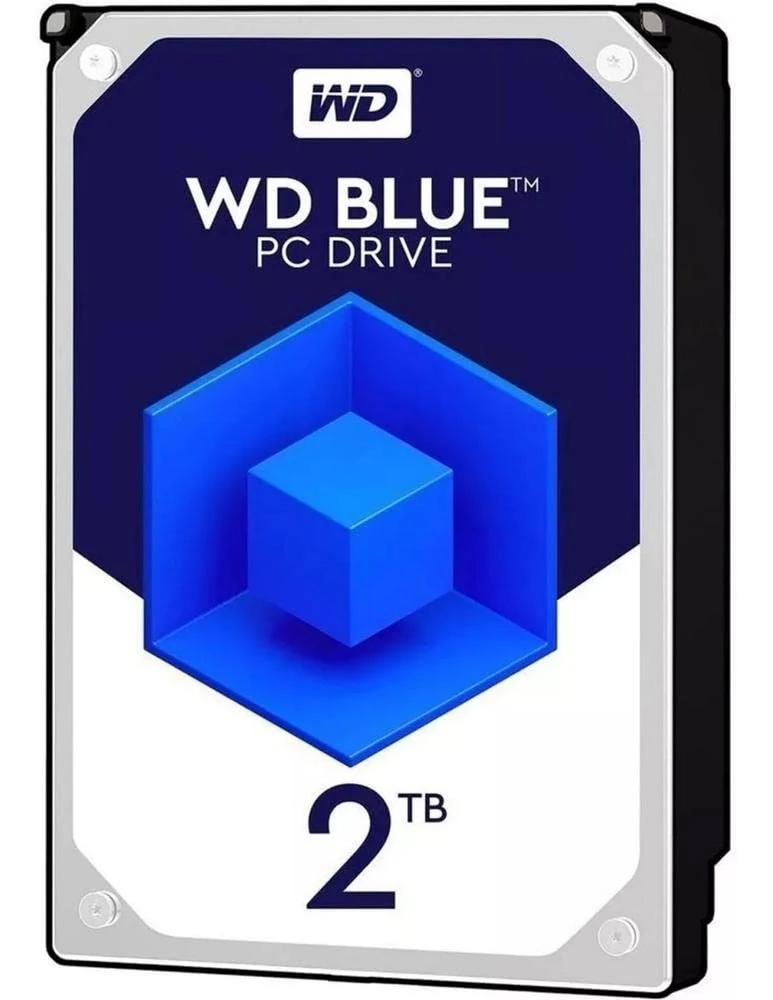 WD Blue 2TB PC Hard Drive - 5400 RPM Class, SATA 6 Gb/s, 256 MB Cache, 3.5 Inch - WD20EZAZ