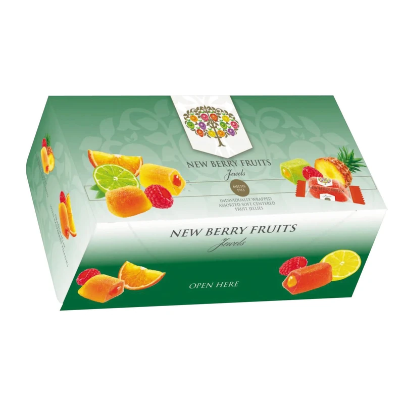 New Berry Fruits Jewels |Individually Wrapped Assorted Soft Centred Fruit Jellies|