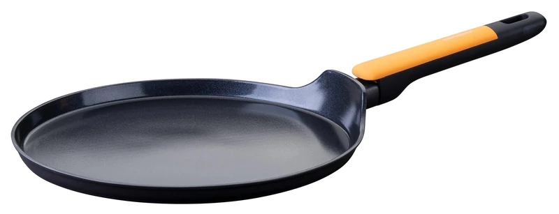 Fackelmann Pan Ø 28 cm in Wrought Aluminium with Greblon Ck2 Ceramic Coating, Soft-Touch Handle