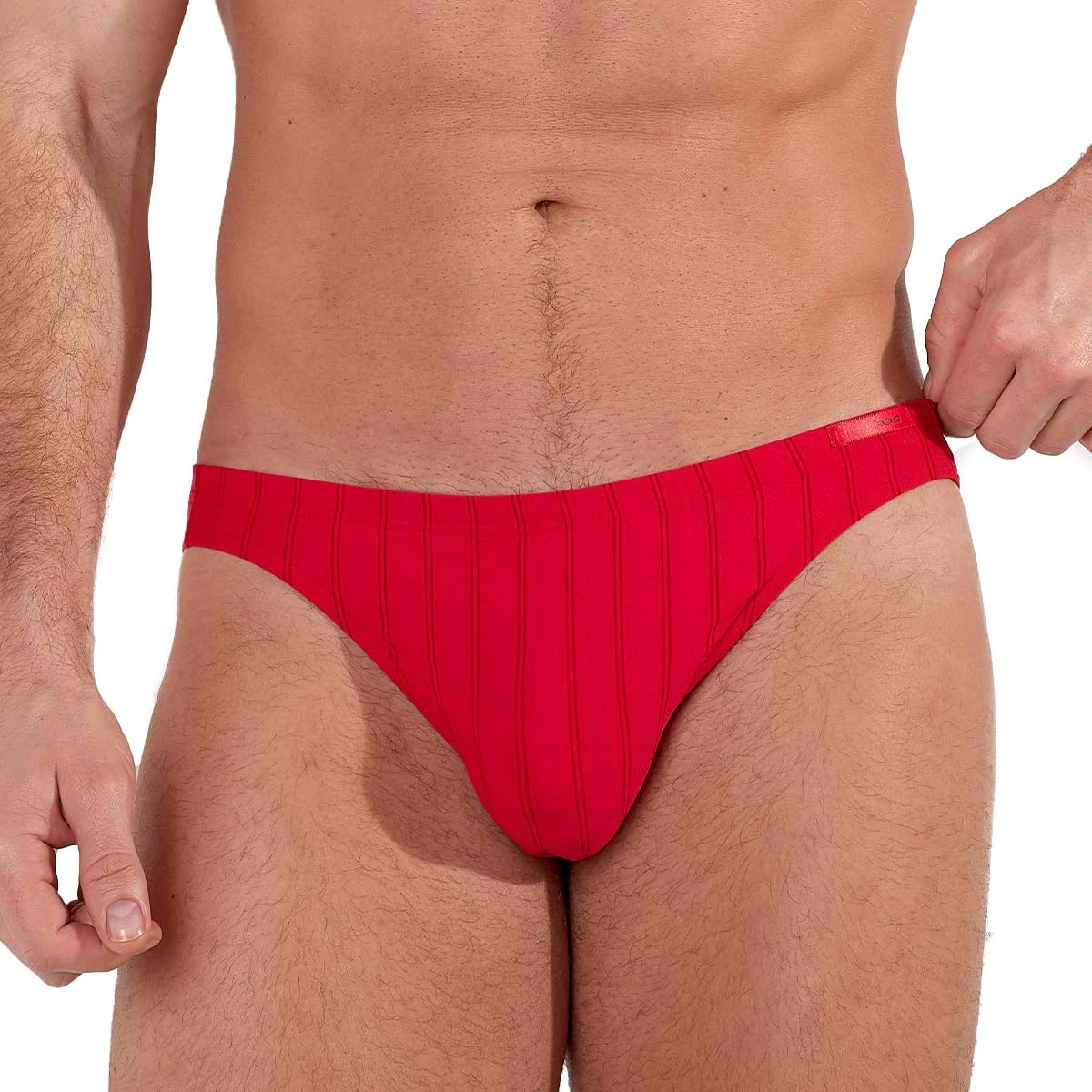HOM, Mens, Chic Micro Briefs, Red, M