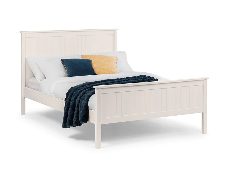 Julian Bowen Maine Bed, Surf White, King