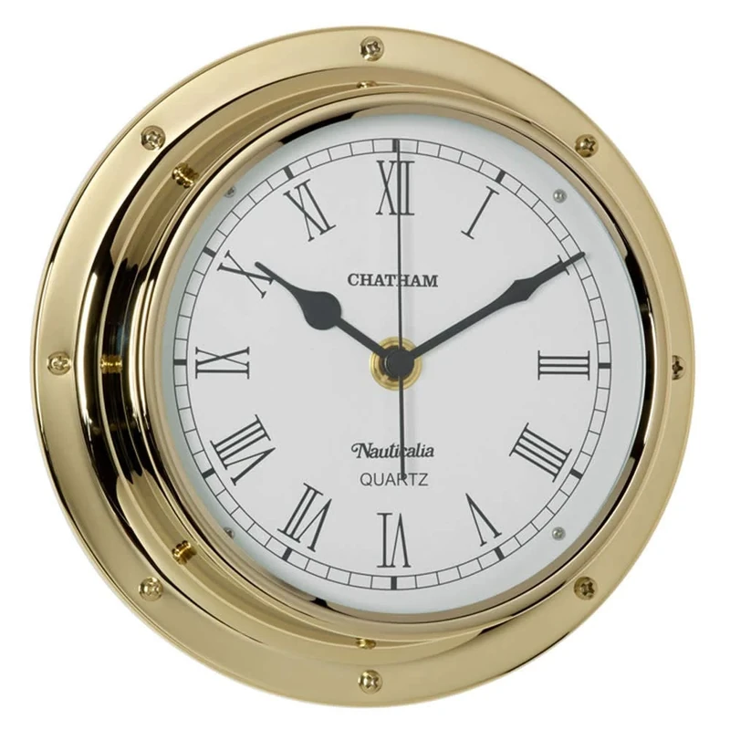 Chatham QuickFix Clock, Brass