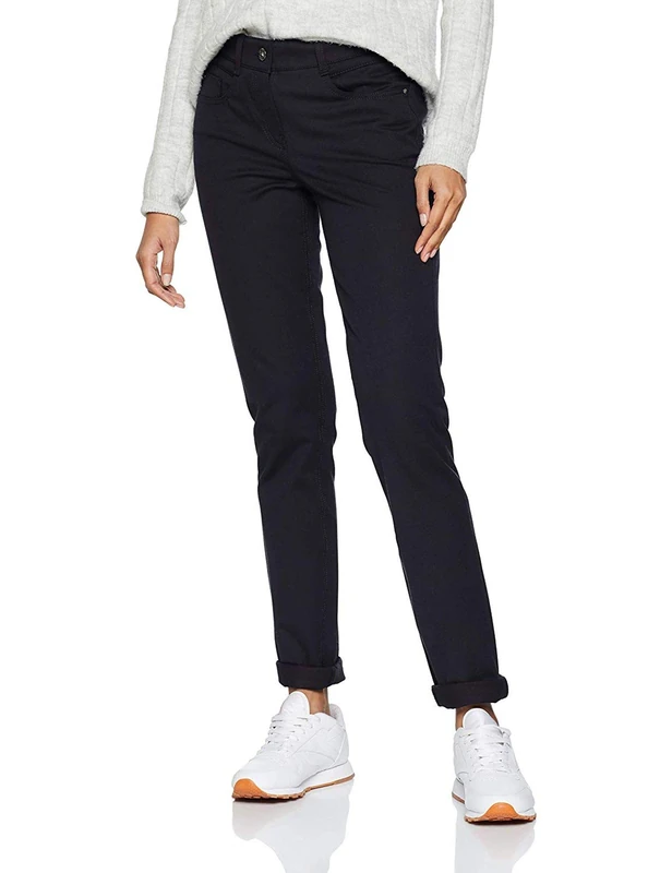 Atelier GARUR Damen Zuri Hose, Blau (Marine 68), W36(:36L)