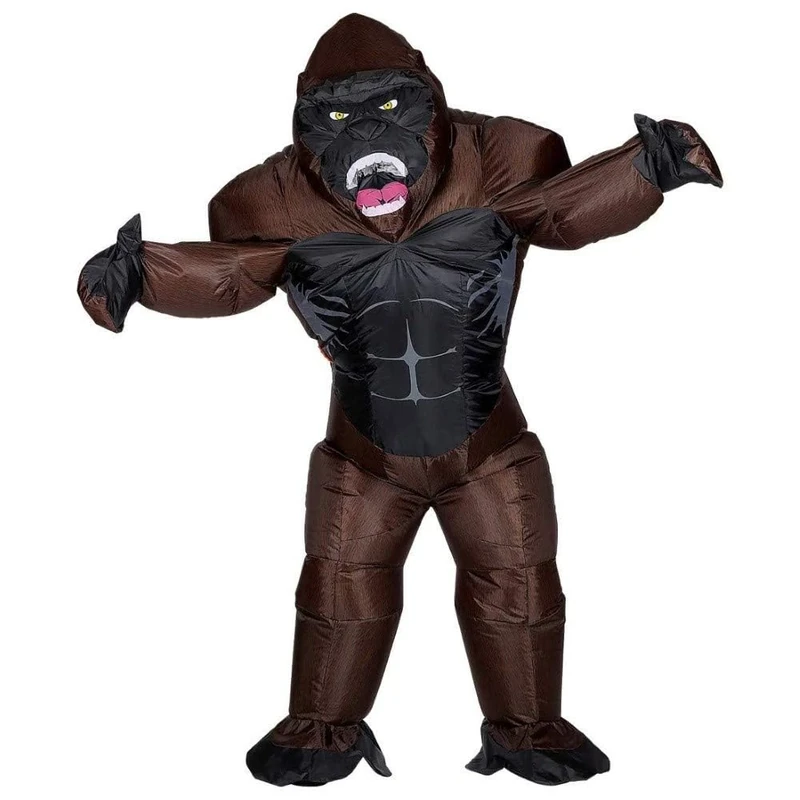Widmann Unisex Gorilla Adult Fancy Dress Costume Outfit Monkey Ape Chimp Stag Do