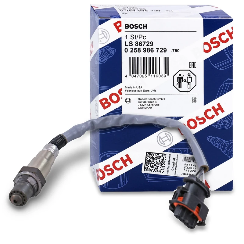 Bosch 0258986729 - Lambda sensor with vehicle-specific connector