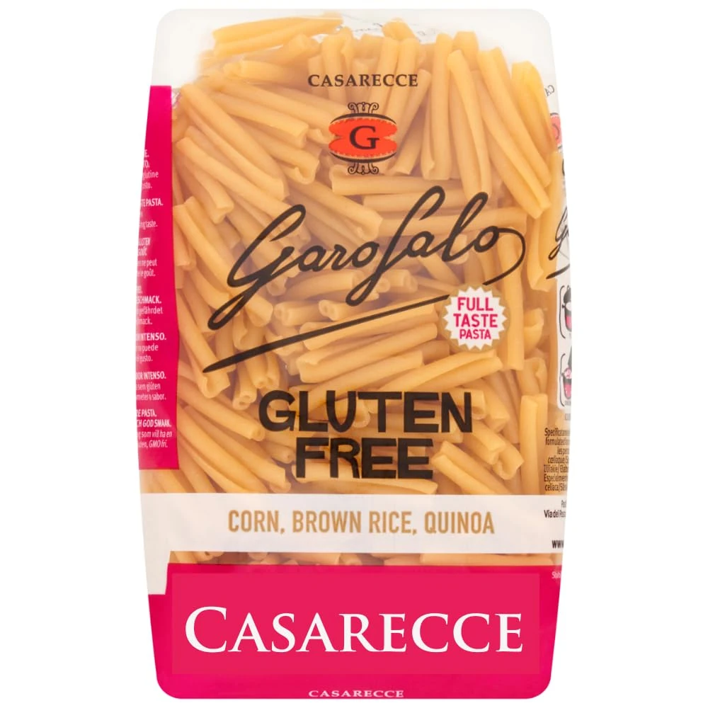 Garofalo Gluten Free Casarecce Italian Dried Pasta, 400g - Suitable for Coeliac and Vegan diets (Pack of 1)