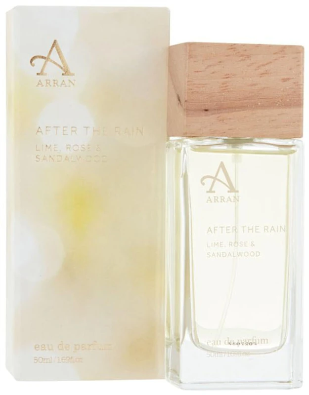 Arran Sense of Scotland After the Rain Eau de Parfum Spray for Women (50ml/1.69floz) Fresh, Sensual & Gentle with Rose, Musk, Floral Citrus & Woods